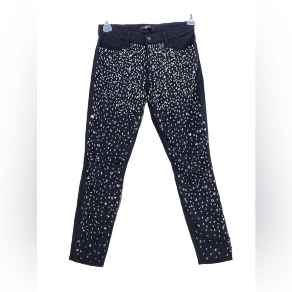 7 For All Mankind Crystal Embellishment Jeans - Size 29